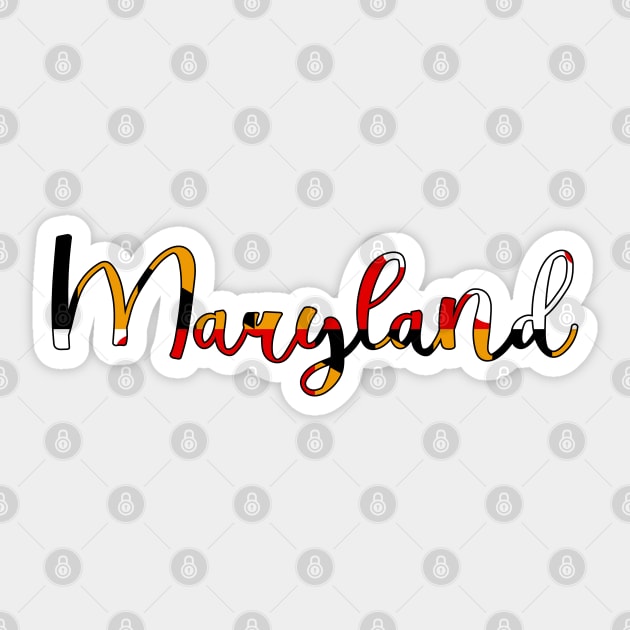 Maryland Sticker by ziafrazier